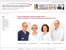 Tablet Screenshot of gastro-peine.de